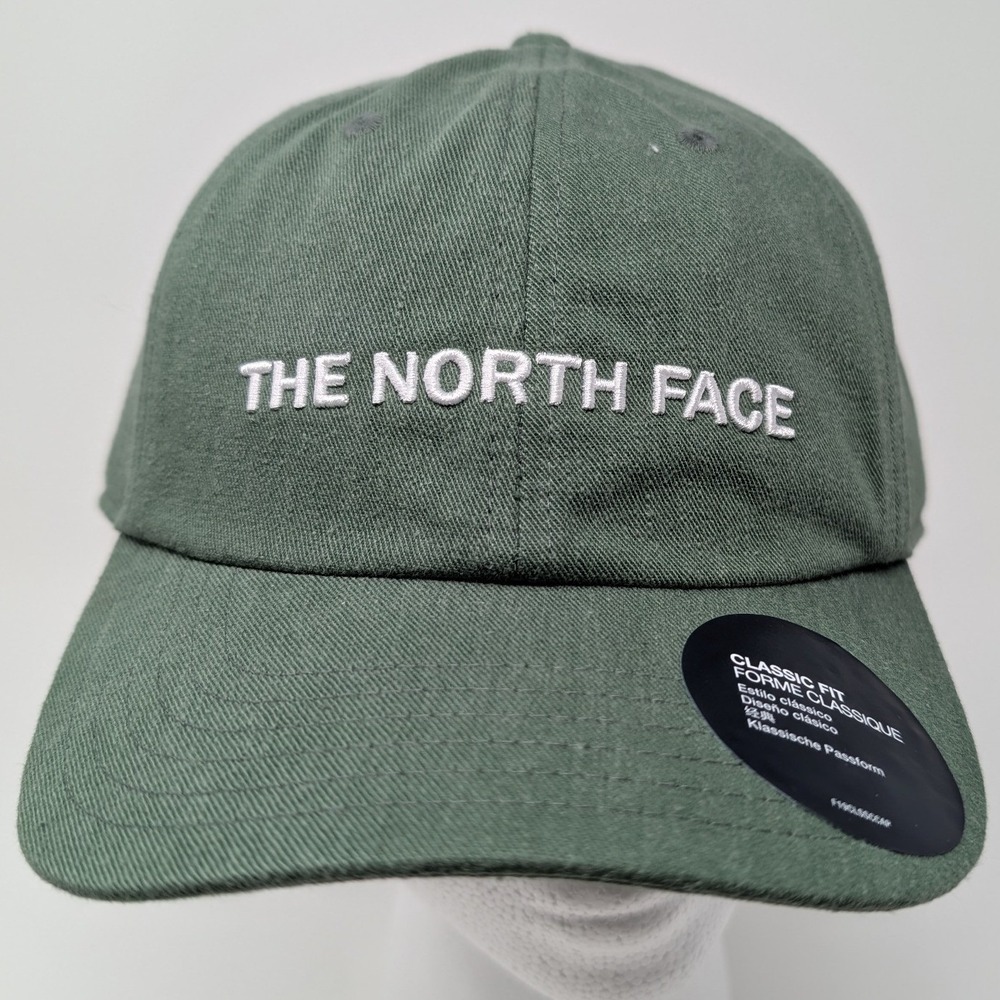 The North Face‎ Roomy Norm Hat Duck Green Wash Classic Fit Baseball Cap One Size